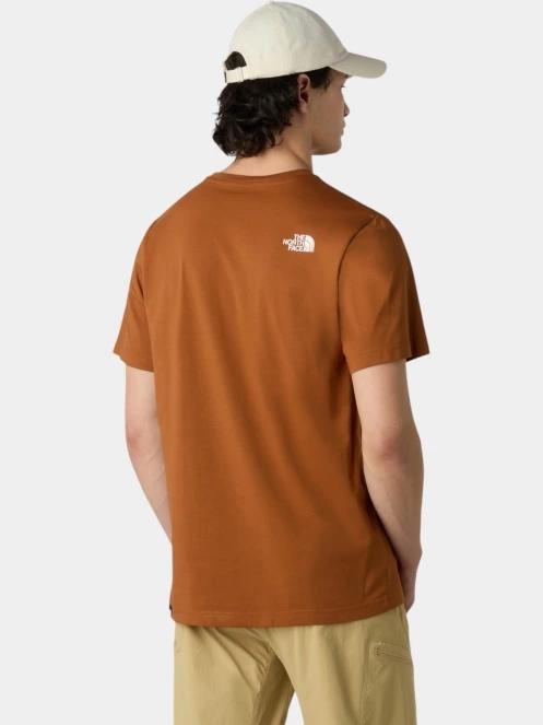 tricou cu maneci scurte pt. barbati The North Face M Ss Easy Tee maro 3