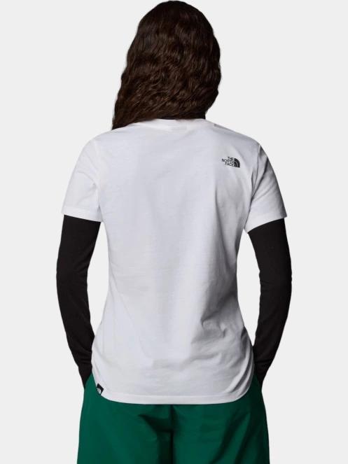 tricou cu maneci scurte pt. femei The North Face W S/S Easy Tee alb 3