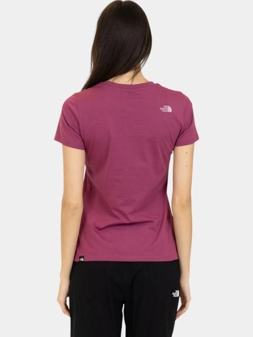 tricou cu maneci scurte pt. femei The North Face W S/S Easy Tee magenta 4
