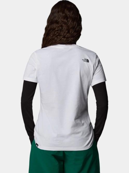 tricou cu maneci scurte pt. femei The North Face W S/S Easy Tee alb 3