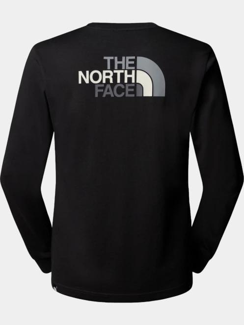 tricou cu maneci lungi pt. barbati The North Face M L/S Easy Tee negru 6
