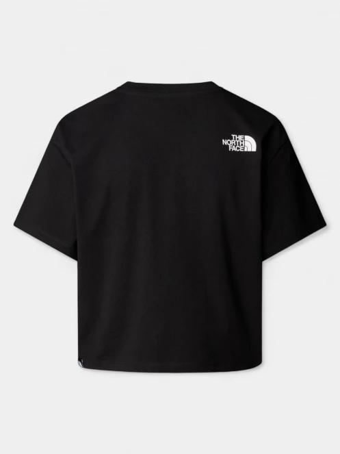 crop top pt. femei The North Face W S/S Easy Relaxed Cropped Tee negru 3