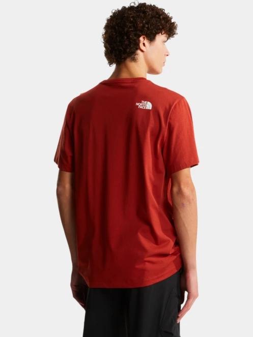 tricou cu maneci scurte pt. barbati The North Face M Evolution Half Dome Regular Short Slee rosu 4
