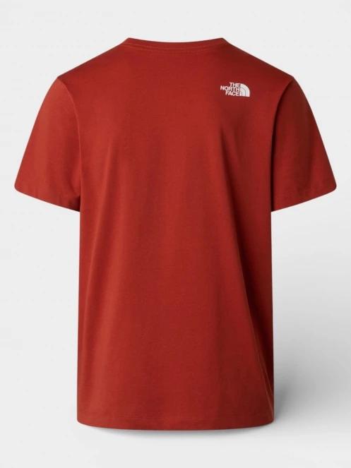 tricou cu maneci scurte pt. barbati The North Face M Evolution Half Dome Regular Short Slee rosu 7