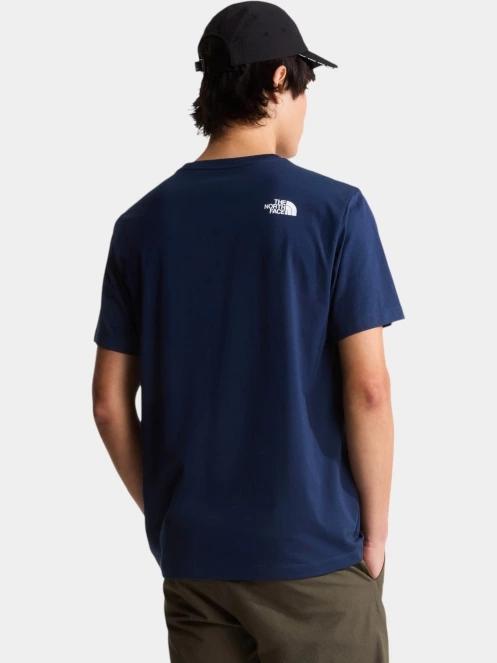 tricou cu maneci scurte pt. barbati The North Face M Evolution Half Dome Regular Short Slee albastru inchis 3