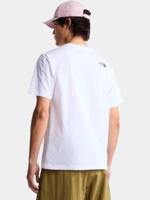 tricou cu maneci scurte pt. barbati The North Face M Evolution Half Dome Regular Short Slee alb 3