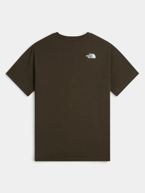 tricou cu maneci scurte pt. barbati The North Face M Evolution Half Dome Regular Short Slee verde inchis 6