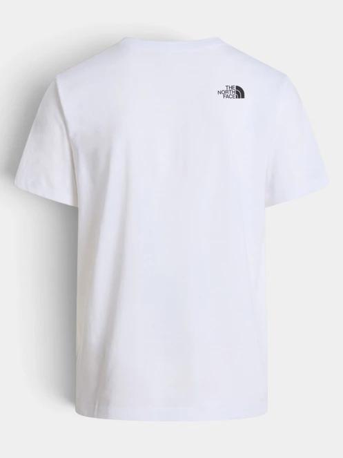 tricou cu maneci scurte pt. barbati The North Face M Evolution Half Dome Regular Short Slee alb 3
