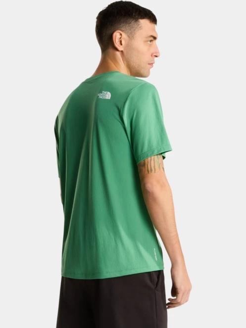 tricou pentru sport, cu maneci scurte pt. barbati The North Face M 24/7 S/S Tee Logo Graphic Reg verde 4