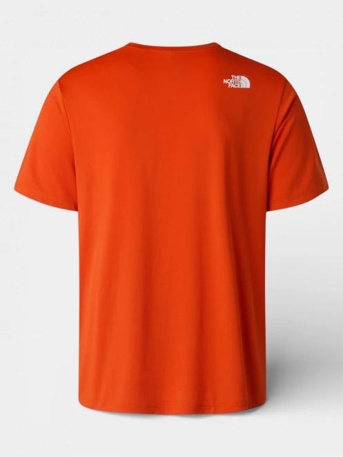 tricou pentru sport, cu maneci scurte pt. barbati The North Face M 24/7 S/S Tee Logo Graphic Reg portocaliu 7