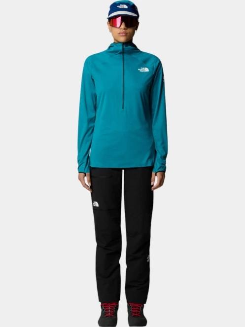 pulover polar pt. femei The North Face W Summit Direct Sun Hoodie verde 4