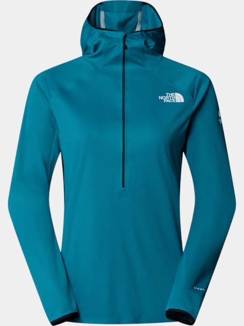 pulover polar pt. femei The North Face W Summit Direct Sun Hoodie verde 5