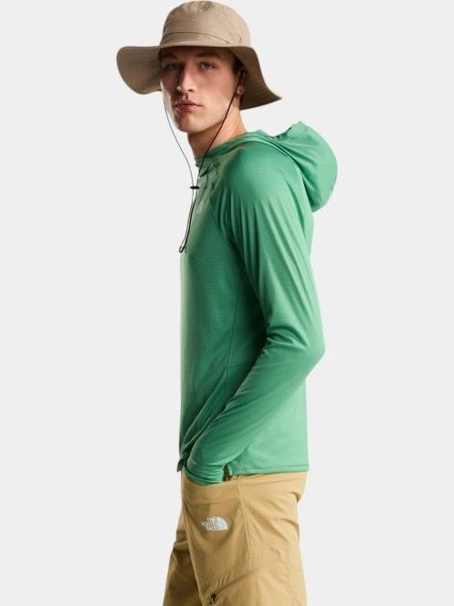 tricou cu maneci lungi, pentru sport pt. barbati The North Face M Sunriser Hoodie verde 3