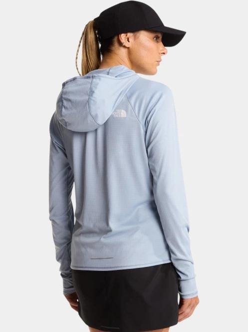 tricou cu maneci lungi, pentru sport pt. femei The North Face W Sunriser Hoodie albastru deschis 3