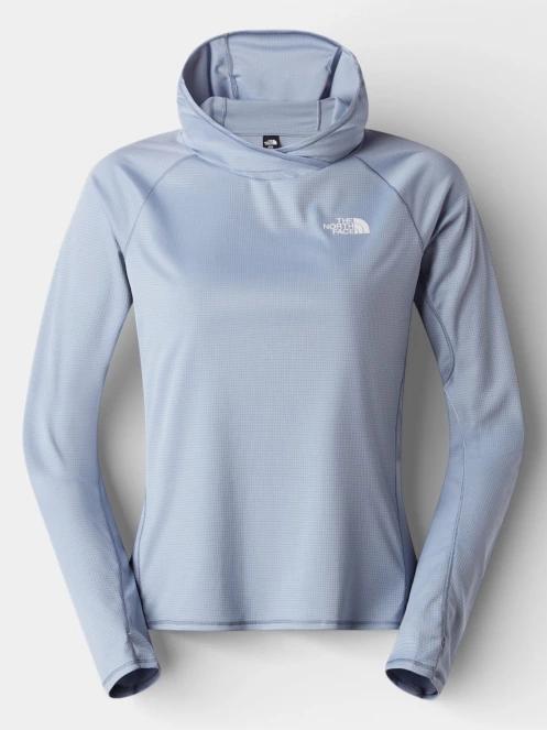 tricou cu maneci lungi, pentru sport pt. femei The North Face W Sunriser Hoodie albastru deschis 5