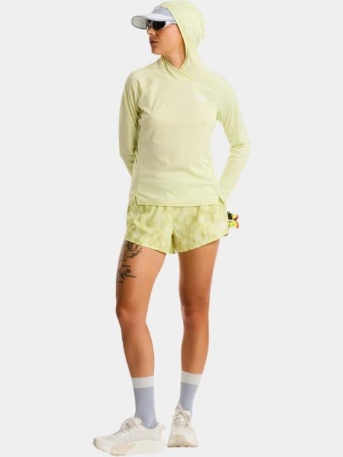 tricou cu maneci lungi, pentru sport pt. femei The North Face W Sunriser Hoodie galben 4