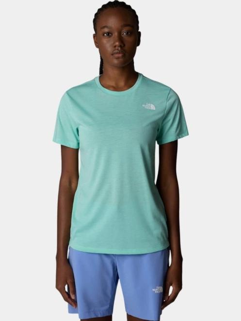 tricou pentru sport, cu maneci scurte pt. femei The North Face W Foundation S/S Half Dome Ca Graphic albastru deschis 2