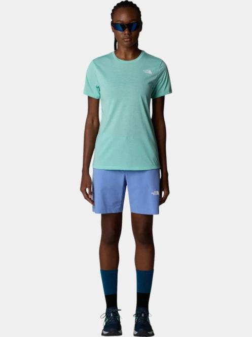 tricou pentru sport, cu maneci scurte pt. femei The North Face W Foundation S/S Half Dome Ca Graphic albastru deschis 4