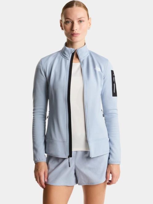 pulover polar pt. femei The North Face W Mistyescape Fleece albastru deschis 5