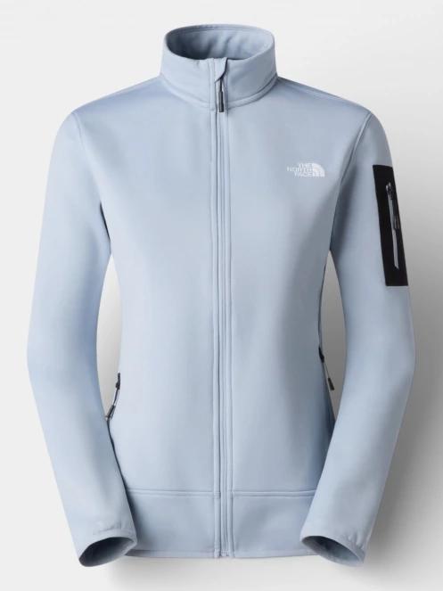 pulover polar pt. femei The North Face W Mistyescape Fleece albastru deschis 7