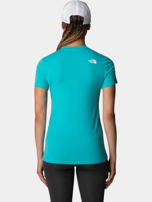 tricou pentru sport, cu maneci scurte pt. femei The North Face W Lightning Alpine S/S albastru 3