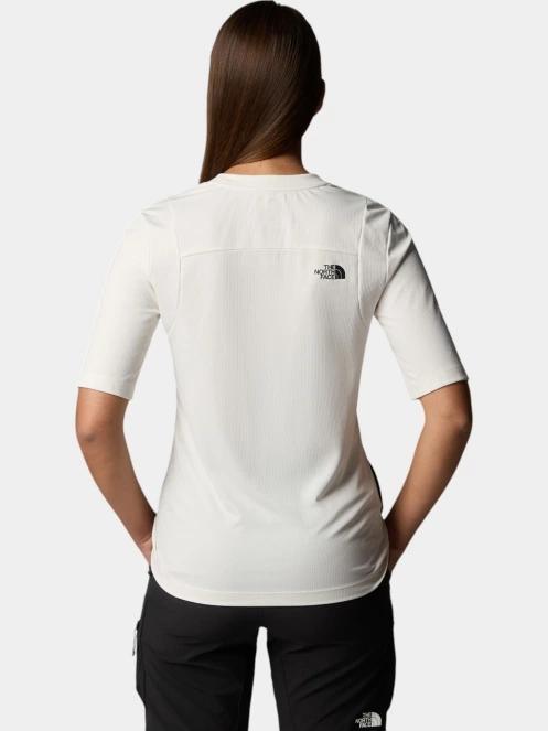 tricou pentru sport, cu maneci scurte pt. femei The North Face W S/S Lightrange Tee alb 3
