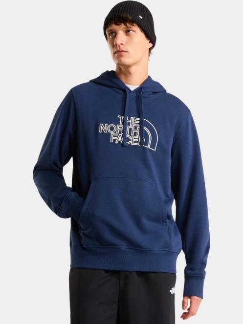 pulover cu gluga pt. barbati The North Face M Drew Peak Light Regular Hoodie albastru inchis 2
