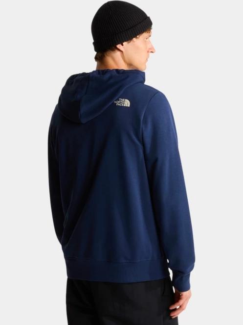 pulover cu gluga pt. barbati The North Face M Drew Peak Light Regular Hoodie albastru inchis 4
