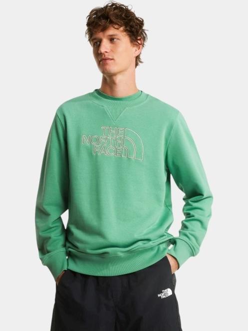 pulover pt. barbati The North Face M Drew Peak Light Regular Crew verde 2
