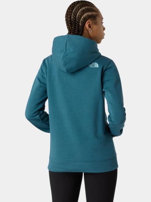 pulover cu gluga pt. femei The North Face W Drew Peak Light Hoodie albastru 3