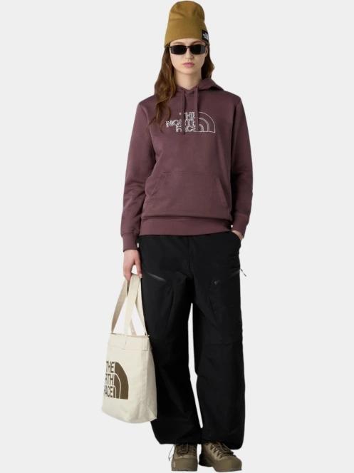 pulover cu gluga pt. femei The North Face W Drew Peak Light Hoodie maro 4