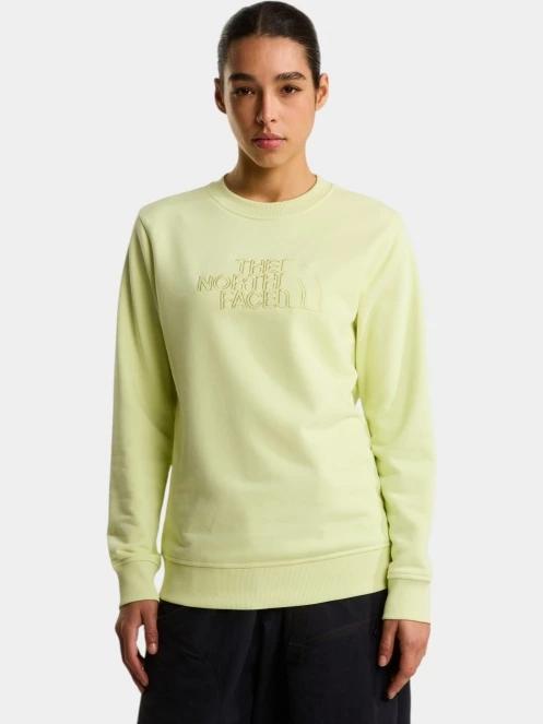 pulover pt. femei The North Face W Drew Peak Light Regular Crew verde deschis 2