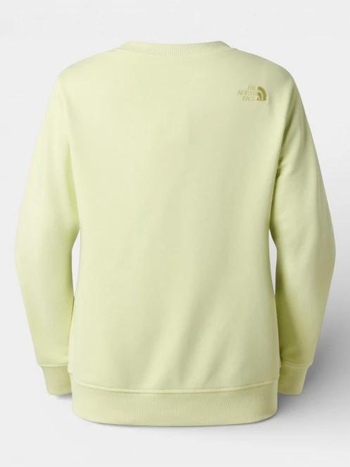 pulover pt. femei The North Face W Drew Peak Light Regular Crew verde deschis 7