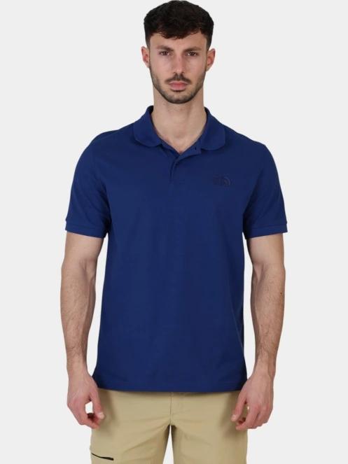 tricou cu guler pt. barbati The North Face M Essential Regular Polo albastru inchis 2