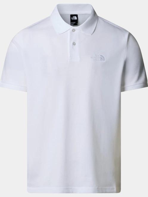 tricou cu guler pt. barbati The North Face M Essential Regular Polo alb 5