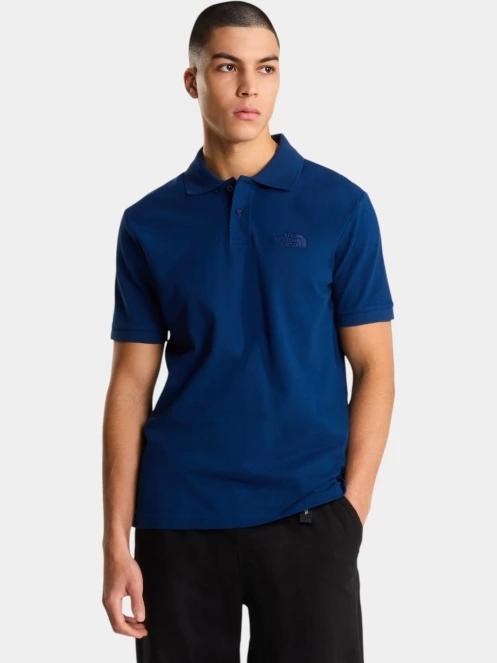 tricou cu guler pt. barbati The North Face M Essential Regular Polo albastru 2