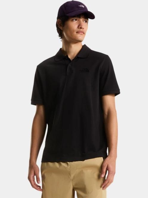 tricou cu guler pt. barbati The North Face M Essential Regular Polo negru 2