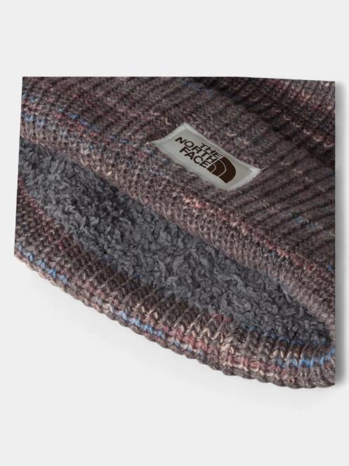 caciula tricotata The North Face Salty Bae Lined Beanie maro 4