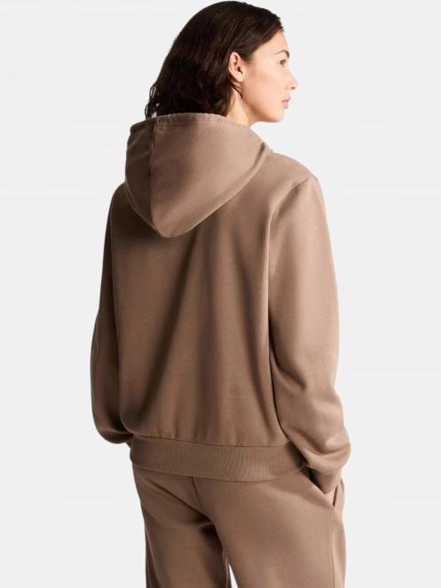 pulover cu gluga pt. femei The North Face W Evolution Simple Dome Regular Hoodie maro 3