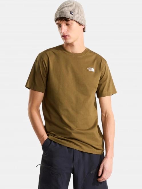 tricou cu maneci scurte pt. barbati The North Face M Evolution Simple Dome Regular Short Sl oliv 2