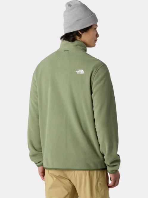 pulover polar pt. barbati The North Face M Glacier Fleece Jacket verde 4