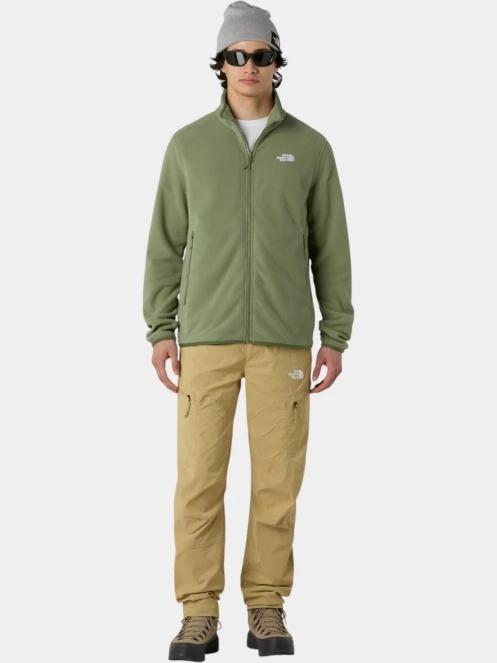 pulover polar pt. barbati The North Face M Glacier Fleece Jacket verde 5