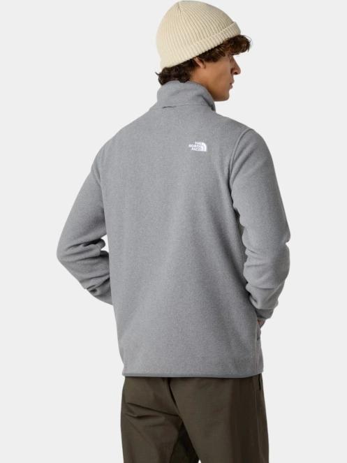 pulover polar pt. barbati The North Face M Glacier Fleece Jacket gri 4