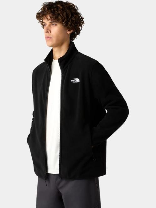 pulover polar pt. barbati The North Face M Glacier Fleece Jacket negru 2