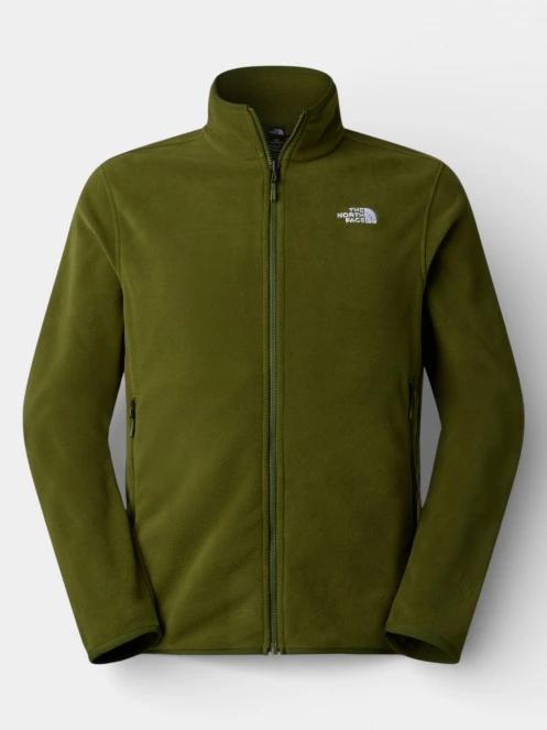 pulover polar pt. barbati The North Face M Glacier Fleece Jacket oliv 7