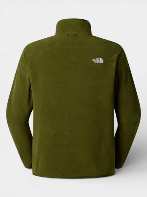 pulover polar pt. barbati The North Face M Glacier Fleece Jacket oliv 8