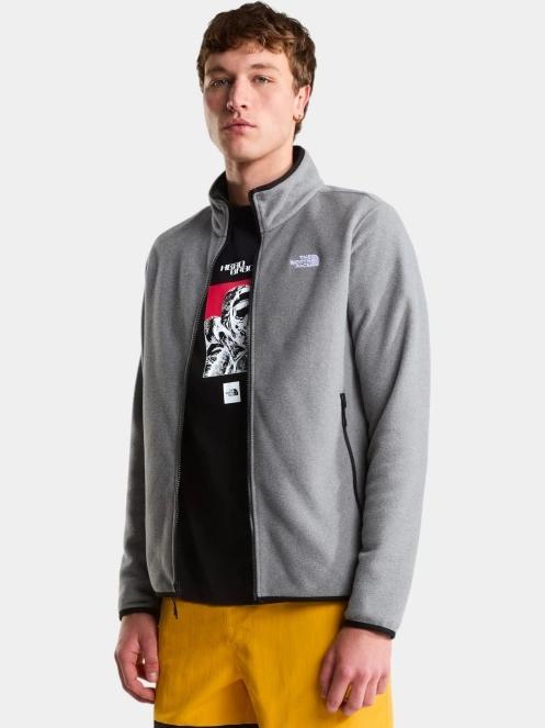 pulover polar pt. barbati The North Face M Glacier Fleece Jacket gri 4