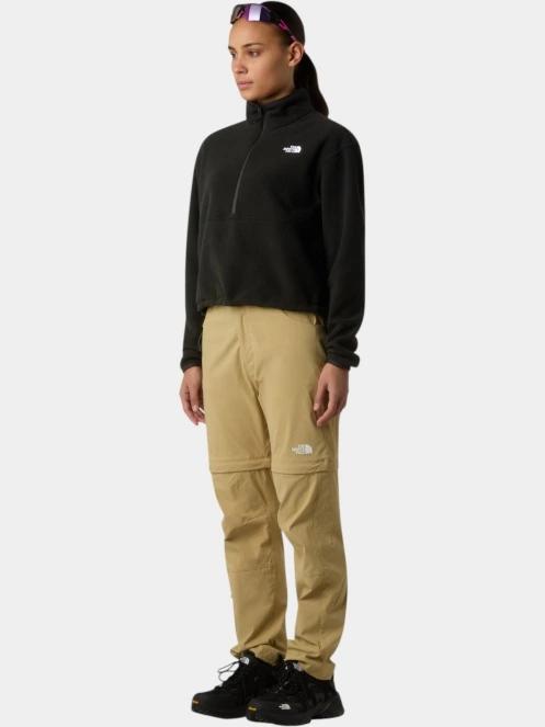 pulover polar pt. femei The North Face W Glacier Fleece 1/2 Zip Short Jacket negru 4