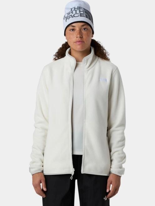 pulover polar pt. femei The North Face W Glacier Fleece Jacket alb 5