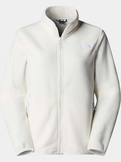 pulover polar pt. femei The North Face W Glacier Fleece Jacket alb 6